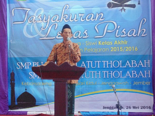 Sambutan Komite sekolah (K. Ahmad Sholeh)